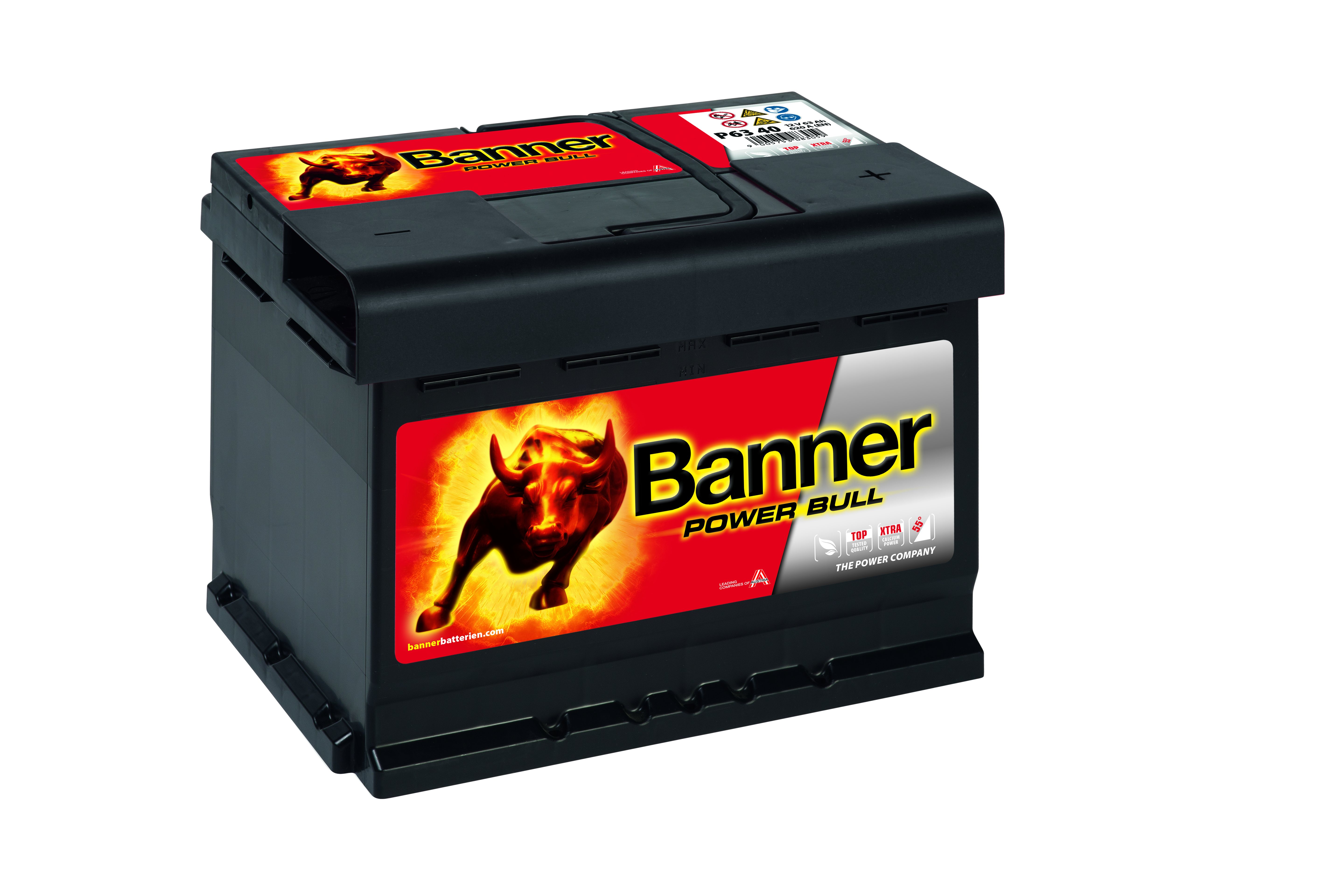 Autobaterie Banner POWER BULL 12V 63Ah 620A (P63 40)