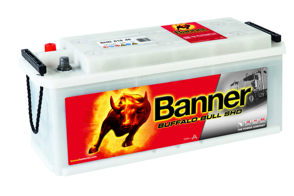 Autobaterie Banner BUFFALO BULL SHD PROFESSIONAL 12V 110Ah 760A (SHD 610 40)