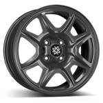 Disk plechový hybrid 6,5x16 4x108 ET45 CB60 antracit lak