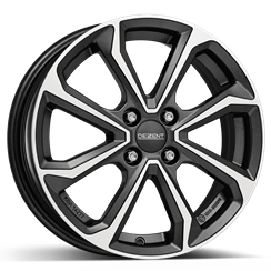 DEZENT KT dark 6x16 4x100 ET50 CB54,1